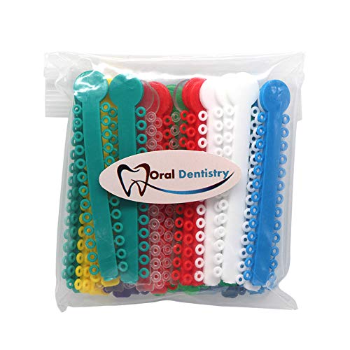 RZJZGZ Orthodontic Ligature Ties MultiColor Orthodontic Elastomeric O