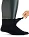 Yomandamor Men's 6 Pairs Combed Cotton Ankle Socks with Seamless Toe and Non-Binding Top