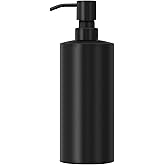 ARKTEK Large Stainless Steel Countertop Soap Dispenser Matte Black- Rust and Leak Proof Liquid Hand Soap Pump Bottle for Kitchen, Bathroom and Countertop Hand Dish Lotion (20 Oz / 600ml)