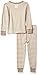Burt's Bees Baby Boys' Little Kid Organic 2 Piece Pajama Set, Dust Mini Stripe, 5