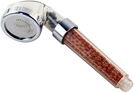 Stainless Shower Head High Presssure Water Saving Bathroom SPA Ionic Spray Handheld Showerheads Spray Filter Filtration Shower For Dry Skin and Hair, Purifies Water