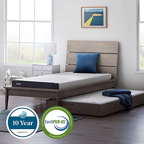 Lucid 5 Inch Firm Gel Memory Foam Mattress Short Queen — Gel Infusion