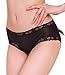 Dlsave Womens Crotch Less Lace Panties for Women Bow Tie Panties Bikinis Open Crotch Lingerie Underwear