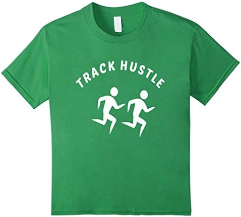 unisex-child Track Hustle Running T-shirt 8 Grass