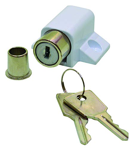 Window and Patio Lock, White, 45mm x 35mm