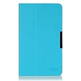 Lenovo Ideal Tab A10-70 10 Inch Case Cover, FYY Slim Fit Folio Stand Leather Case Cover for Lenovo Ideal Tab A10-70 10 Inch Cyan (With Auto Wake/Sleep Feature)