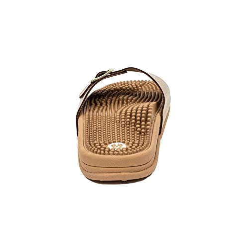 Revs Premium Reflexology Massage & Acupressure Sandals in Metallic Gold