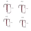 JSHANMEI-210pcs-High-Carbon-Steel-Classic-Treble-Hooks-Standard-Strength-Fishing-Hooks-with-Tackle-Box-size-8101214