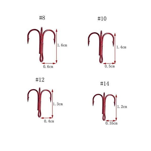 JSHANMEI-210pcs-High-Carbon-Steel-Classic-Treble-Hooks-Standard-Strength-Fishing-Hooks-with-Tackle-Box-size-8101214