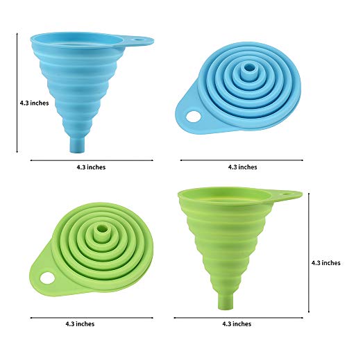 silicone funnel set