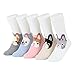 FloraKoh Women Cotton Low Cut No Show Animal Fun Ankle Socks