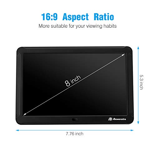Powerextra 8 inch Digital Photo Frame HD Digital Picture Frame 1280 x