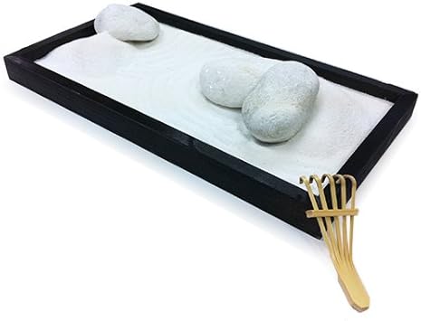 Amazon Co Jp 枯山水ミニチュアキット 雪水 Yukimizui 白砂 ミニ熊手付き 天然大理石入り枯山水インテリア 日本庭園 として有名な禅庭のミニチュアキットとして 箱庭 禅ガーデン 白石 箱庭療法 日本土産 ギフト スポーツ アウトドア