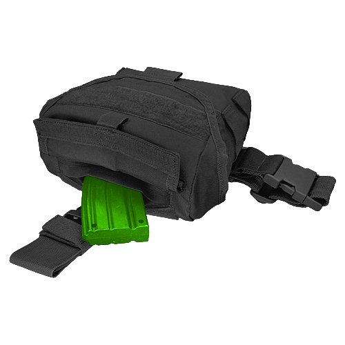 Ultimate Arms Gear AR15 AR-15 M4 M16 .223 5.56 Tactical ACU Digital Camo Utility Multi Purpose MOLLE Dump Ammo Ammunition Magazine Stripper Clips Pouch Drop Leg & Belt Adjustments