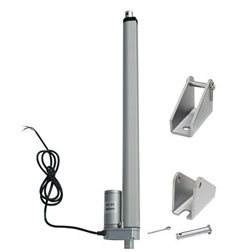 ECO-WORTHY 12V DC 400MM 1500N Lineare Motor Stellantrieb Linearantrieb Linearmotor Solar Tracker Multi-Funktion Chromatisches
