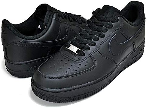 Amazon ナイキ エアフォース 1 07 Air Force 1 07 Black Black 001 スニーカー ブラック 黒 25 5cm 並行輸入品 シューズ バッグ