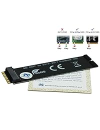 Sintech NGFF M.2 nVME - Tarjeta adaptador SSD para Macs de 2013 a 2015 (ST-NGFF2013C) largo