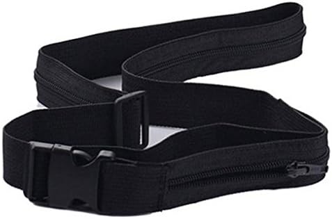 Secret Security Zip Pocket Hidden Travel Waist Money Belt Wallet Ticket Protect