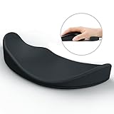 MYCARBON Mouse Wrist Rest Pad,Comfortable Mouse Wrist Rest Support for Computer - Easy Moving Palm Pad to Reduce Wrist Stress - Durable Mouse Wrist Pad for Office & Business Wrist Pain Relief (Black)