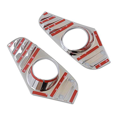 Kadore Chrome Front Fog Lights Lamp Cover Trim Bezel for 2019 Toyota RAV4 Hybrid Limited XLE Premium XSE LE 2-pc - Thumbnail 7