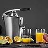 Princess Electric Citrus Juicer Master – Professional Orange Juicer – Stainless Steel – Cast Aluminium Lever Arm…