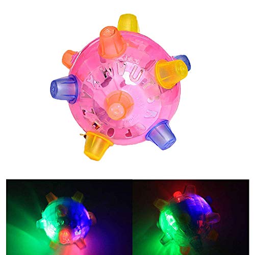 Leagway Flash Jumping Vibrating Bouncing Ball, Creative Flashing