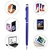 Stylus Pens, OKRAY 10 Pack 2 in 1 Combo Click Touch Pen Ballpoint with Black Ink Compatible with iPhone, Samsung, Tablet, Kindle, HTC, Nexus, LG, and All Capacitive Touch Screen Devices