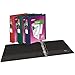 Avery Durable View 3 Ring Binders, 1.5 Inch Slant Rings, 375-Sheet Capacity, Assorted Dark Colors, 4-Pack (05622) – for School, Office, Teachers, Classrooms & Home Organization