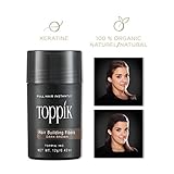 TOPPIK Hair Building Fibers, Dark Brown, 0.42 oz.