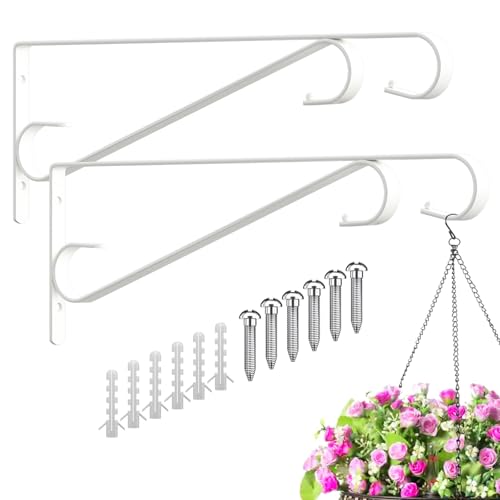 Hystun 2 Pack 15.5 Inch Plant Hanger Hooks