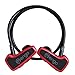 Wireless Sports Headphones, Mengo Bumps Bluetooth Sweat-Resistant Wireless Neckband Earphones For Running with Microphone (Bluetooth 4.1 & NFC) Red - Retail Packaging