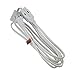 Otimo 9 Ft 3-Outlet Power Extension Cord 16/2, White