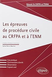 Les  épreuves de procédure civile au CRFPA et à l'ENM