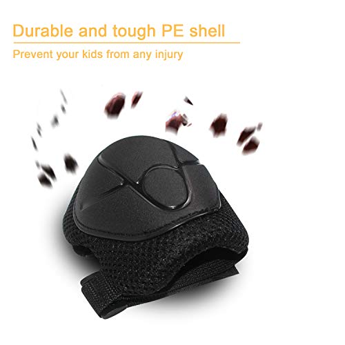 image for MiNiSports Kids/Youth Knee Pad Elbow Pads Guards Protective Gear Set f