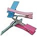 QingHan Baby Girl Ribbon Lined Single Prong Clips For Hair DIY 20 Colors X2