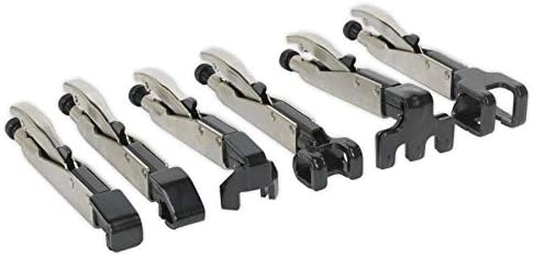 Sealey Ak68403 Axial Locking Grip Set 6Pc, White - Image 3