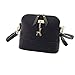 New Women Messenger Bags Vintage Small Shell Leather Handbag Casual Bag ( Black )