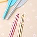 Yarachel 20PCS Cute Wing Feather Ink Pens - Ballpoint Pen for School Office & Creative Stationery Student Gift