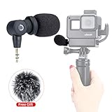 Saramonic SR-XM1 Mini Vlog Microphone, Wireless Video Mic 3.5mm TRS Microphone for Gopro 7 6 5 DJI OSMO Action Pocket Sony A6400 RX100 VII Canon G7X III Vlogging