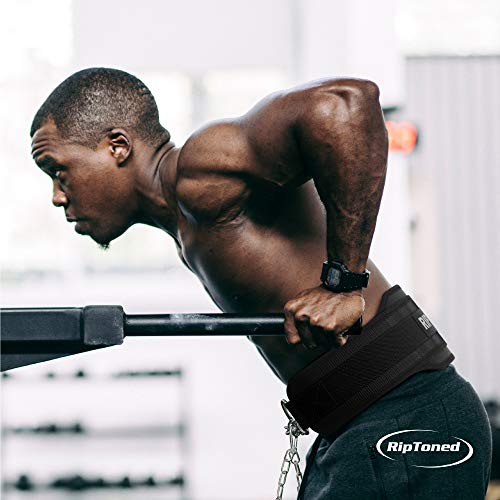 Rip Toned Dip Belt with Chain for Weightlifting, Pull Ups, Dips 36