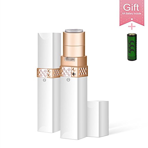Women Shaver [Battery Included] Facial Hair Remover for Women Lipstick Electric Bikini Trimmer/Lady Shaver/Razor for Upper Lip, Chin, Face, Legs, Arms with LED Light Using Smooth Glide Technology - Thumbnail 7