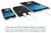 UNU Superpak10000mAH 3.1A Portable Charger - Matte Black [Apple Certified] External Battery Pack with 2-in-1 Lightning Cable 8Pin and MicroUSB Cable