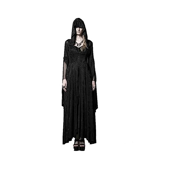 Steelmaster-Womens-High-Priestess-Coat-Gothic-Long-DressBlack-XL