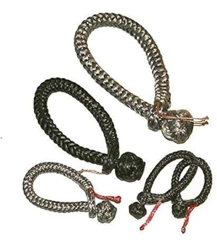 thumbnail image 2 of Anchored Soft Shackles - Secure Looping Solution 4.0x70x20mm, Black UHMWPE Rope 2 of 13