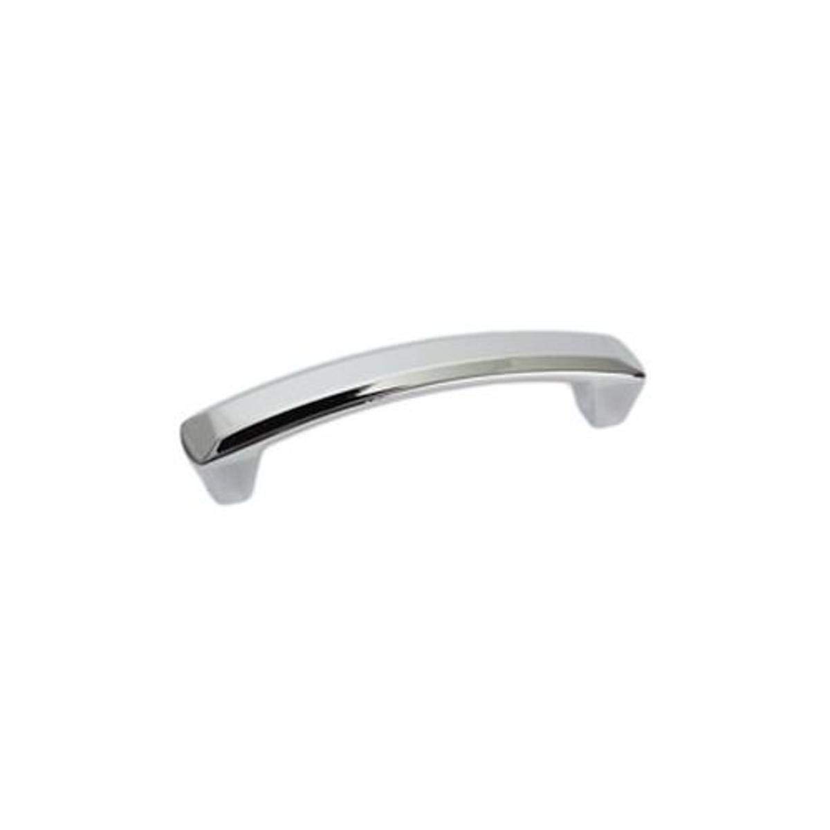 Berenson Laura Collection 96mm Center Cabinet Handle Pull, Polished Chrome