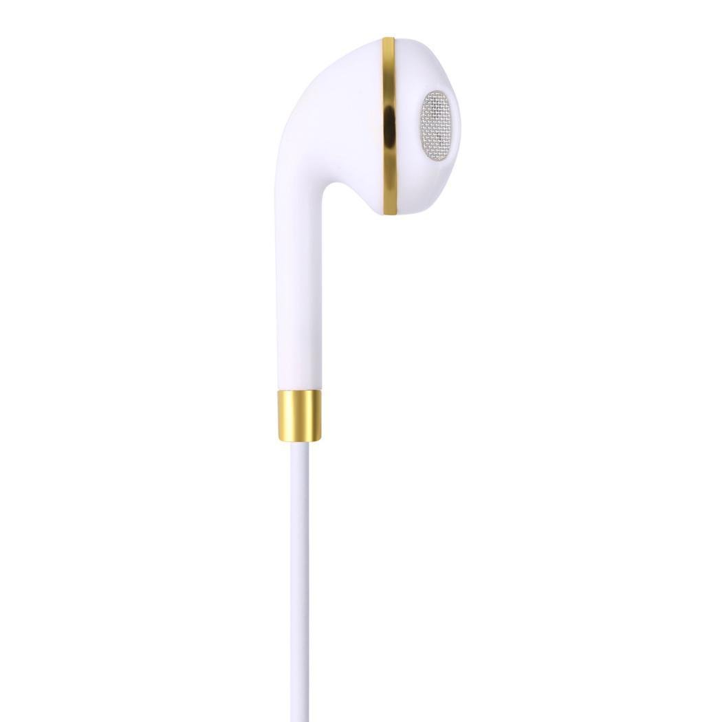 CHIGANT General Filaire écouteurs Intra-Auriculaires Musique Jeu téléphone Écouteurs Super avec Micro Wired Casques, Blanc, 1.2m/47.2inch