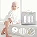Brooklyn Bamboo | Swaddle Receiving Blankets | Extremely Soft Swaddling Blankets | Organic & Hypoallergenic | Unisex Infant & Toddler Layette | 3 Pack Assorted Pattern Set