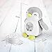 Baby White Noise Sound Machine & Baby Gift | Plays12 Baby Sleep Soothing Sounds with Sleep Aid Night Light | TGYYGPH Sound Spa,Portable Soother Stuffed Animals Penguin Plush Toy, Auto-Off Timer