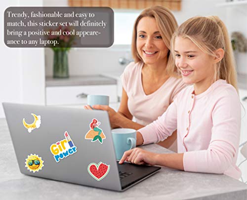 2020 New | HydroFlask Stickers 115-800pcs for Girls, Teens and Boys - Vinyl Stickers Variety Pack for Hydro Flask Water Bottle Luggage Computer Skateboard Phone, 100% Waterproof Vinyl Stickers - Thumbnail 5