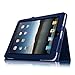 Fintie Folio Case for Original iPad 1st Generation - Slim Fit Vegan Leather Stand Cover with Stylus Holder for iPad 1st Generation 2010, Navy